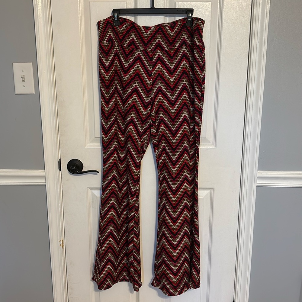 Stretchy bell bottom pants